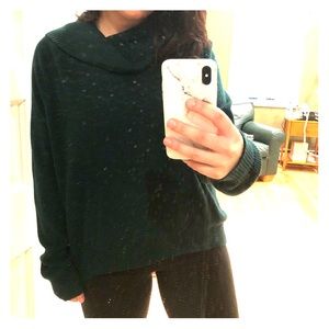 Teal Cowl Neck Sweater From New York & Company